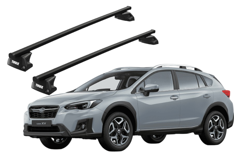 Barras THULE EVO SquareBar para autos SUBARU XV e-Boxer desde 2019-2022