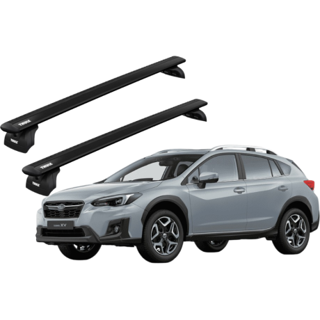 Barras THULE WingBar para autos SUBARU XV e-Boxer desde 2019 negro
