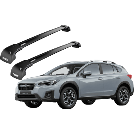 Barras THULE EDGE para autos SUBARU XV e-Boxer desde 2019 - 2022 negro