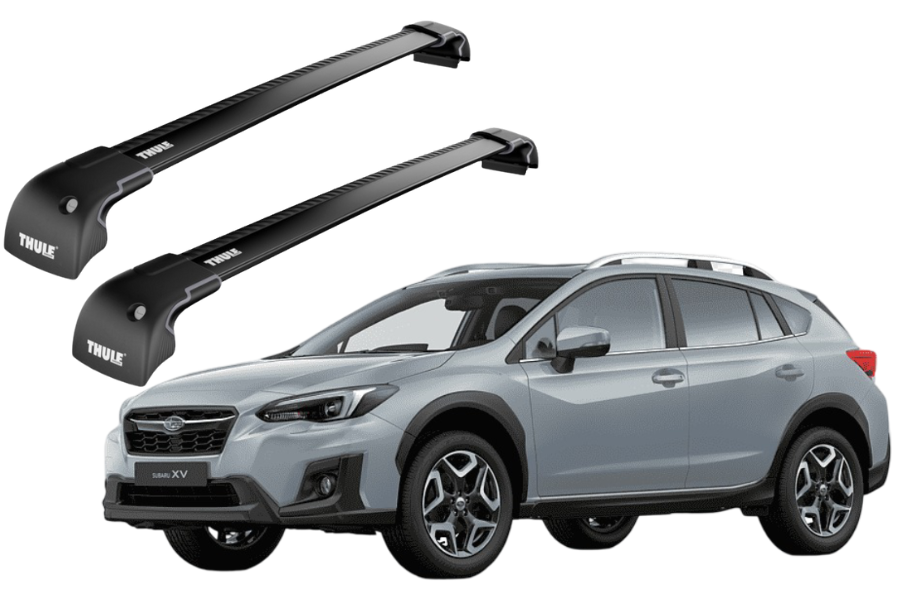 Barras THULE EDGE para autos SUBARU XV e-Boxer desde 2019 - 2022 negro