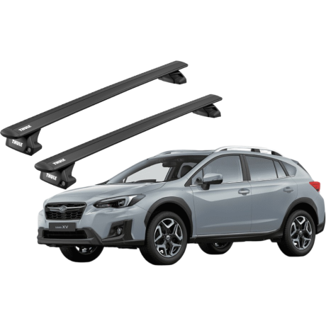 Barras THULE EVO WingBar para autos SUBARU XV e-Boxer desde 2019 -2022 negro