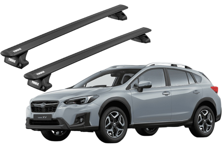 Barras THULE EVO WingBar para autos SUBARU XV e-Boxer desde 2019 -2022 negro