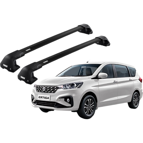 Barras THULE EDGE Flush para autos SUZUKI Ertiga desde 2019 - 2023 negro