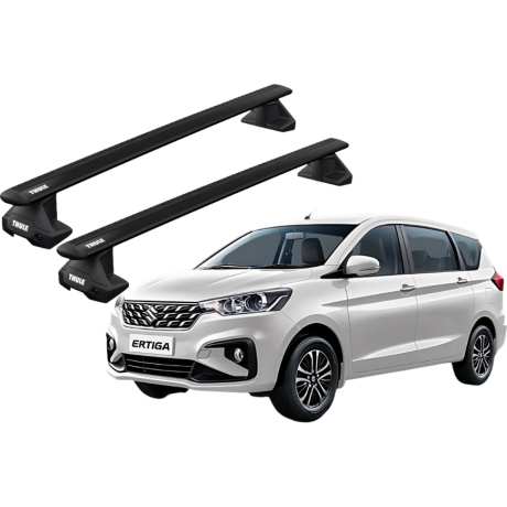 Barras THULE EVO WingBar para autos SUZUKI Ertiga desde 2019 - 2023 negro