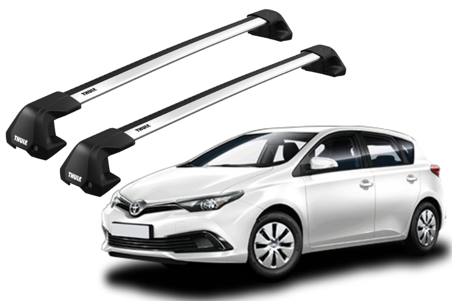 Barras THULE EDGE Flush para autos TOYOTA Auris 2013 a 2019