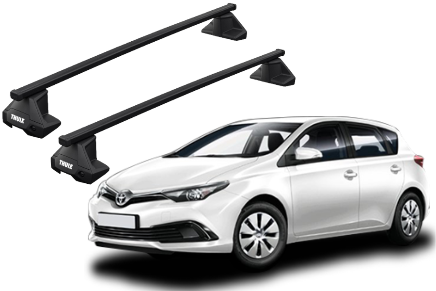 Barras THULE EVO SquareBar para autos TOYOTA Auris 2013 a 2019