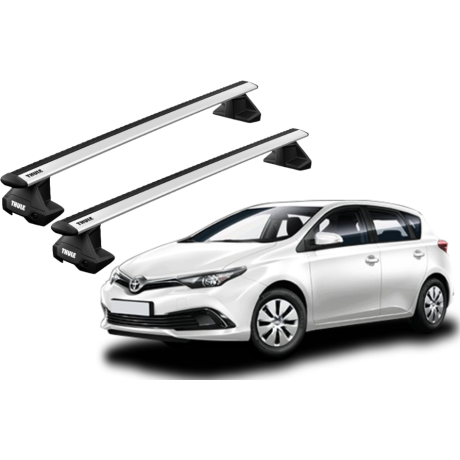 Barras THULE EVO WingBar para autos TOYOTA Auris 2013 a 2019
