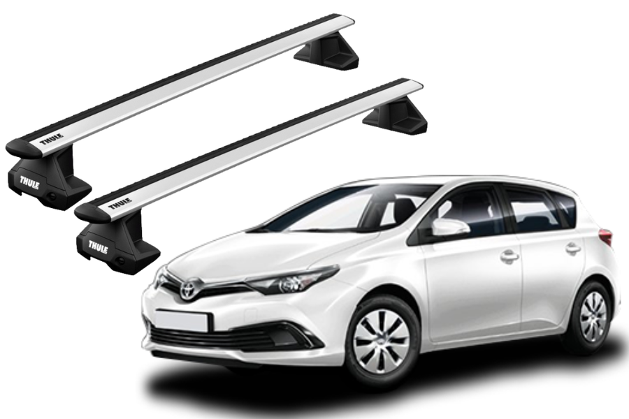 Barras THULE EVO WingBar para autos TOYOTA Auris 2013 a 2019