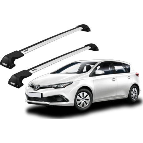 Barras THULE EDGE Flush para autos TOYOTA Auris 2013 a 2019