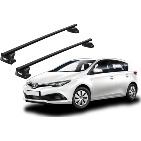 Barras THULE EVO SquareBar para autos TOYOTA Auris 2013 a 2019