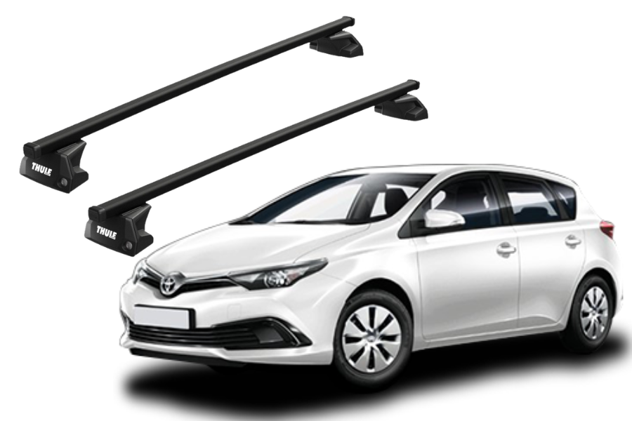 Barras THULE EVO SquareBar para autos TOYOTA Auris 2013 a 2019