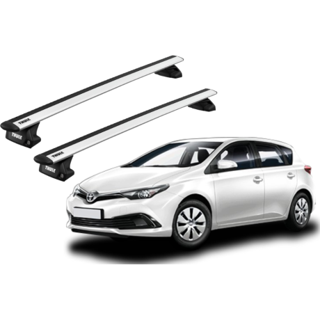 Barras THULE EVO WingBar para autos TOYOTA Auris 2013 a 2019