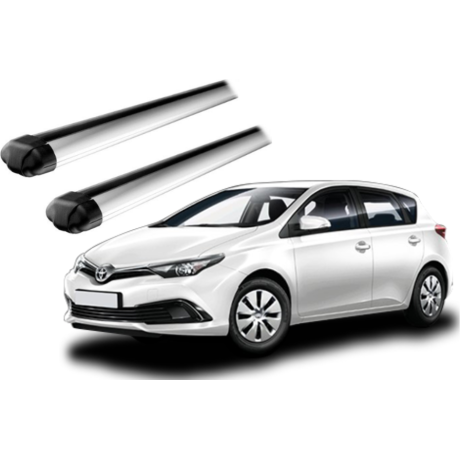 Barras THULE EVO AeroBar para autos TOYOTA Auris 2013 a 2019 negro