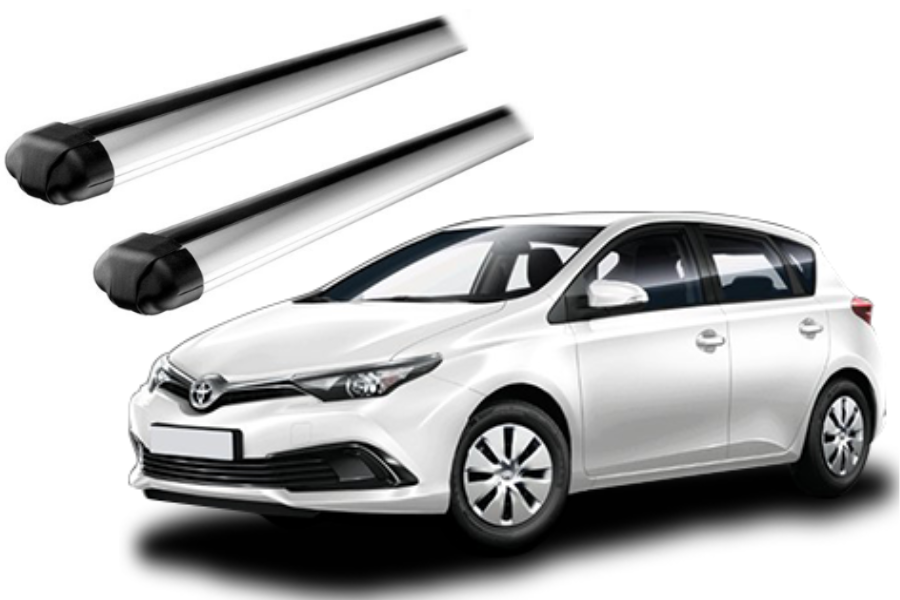 Barras THULE EVO AeroBar para autos TOYOTA Auris 2013 a 2019 negro