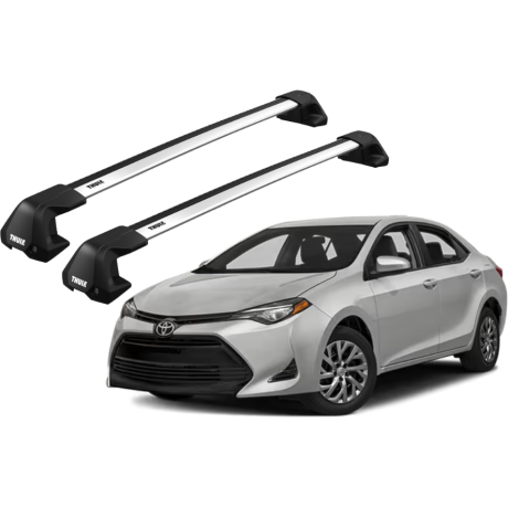 Barras THULE EDGE Flush para autos TOYOTA Corolla 2013 a 2018