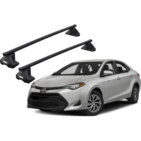 Barras THULE EVO SquareBar para autos TOYOTA Corolla 2013 a 2018