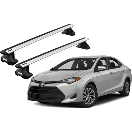 Barras THULE EVO WingBar para autos TOYOTA Corolla 2013 a 2018
