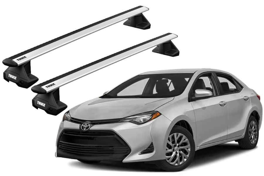 Barras THULE EVO WingBar para autos TOYOTA Corolla 2013 a 2018
