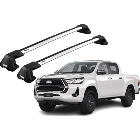 Barras THULE EDGE Flush para camioneta TOYOTA Hilux desde 2016