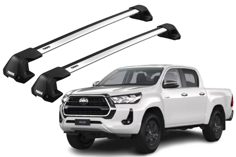 Barras THULE EDGE Flush para camioneta TOYOTA Hilux desde 2016