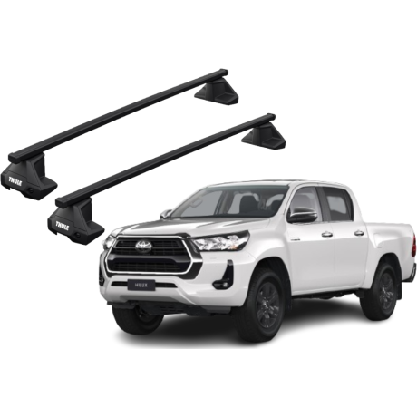 Barras THULE EVO SquareBar para camioneta TOYOTA Hilux desde 2016