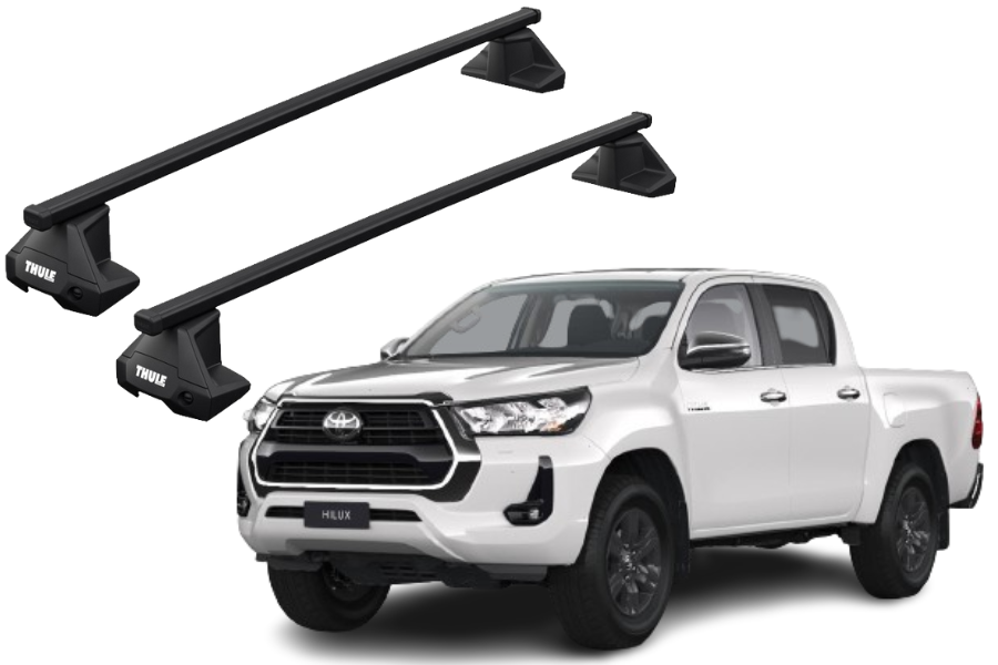 Barras THULE EVO SquareBar para camioneta TOYOTA Hilux desde 2016