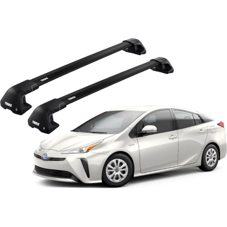 Barras THULE EDGE Flush para autos TOYOTA Prius (XW50) desde 2016-2022 negro