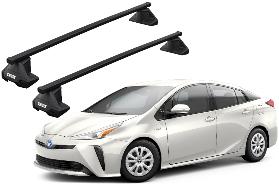 Barras THULE EVO SquareBar para autos TOYOTA Prius (XW50) desde 2016-2022