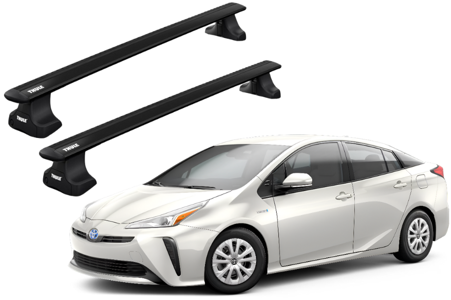 Barras THULE WingBar para autos TOYOTA Prius (XW50) desde 2016-2022 negro