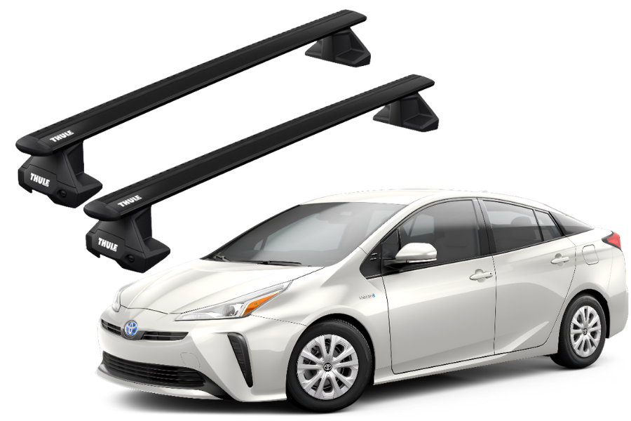 Barras THULE EVO WingBar para autos TOYOTA Prius (XW50) desde 2016-2022 negro