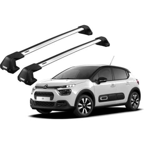 Barras THULE EDGE Flush para autos CITROEN C3 desde 2017