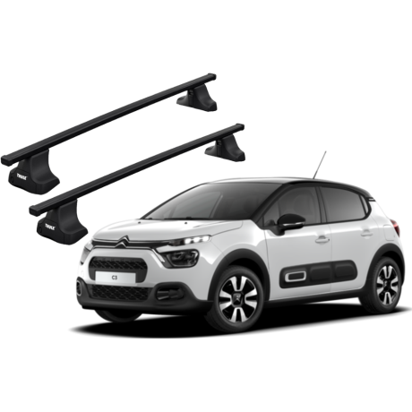 Barras THULE SquareBar para autos CITROEN C3 desde 2017