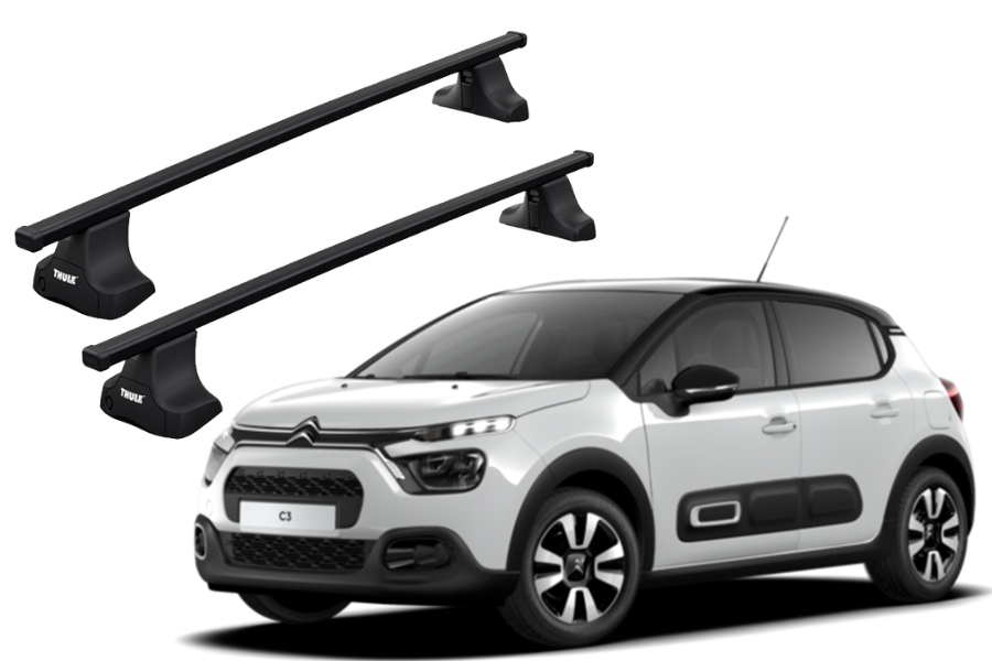 Barras THULE SquareBar para autos CITROEN C3 desde 2017