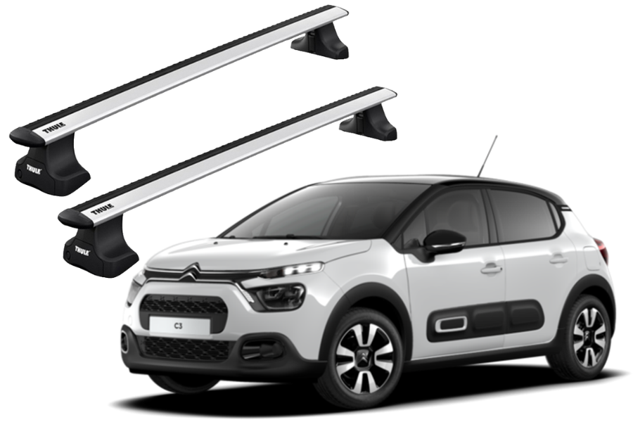 Barras THULE WingBar para autos CITROEN C3 desde 2017