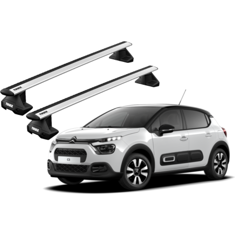 Barras THULE EVO WingBar para autos CITROEN C3 desde 2017