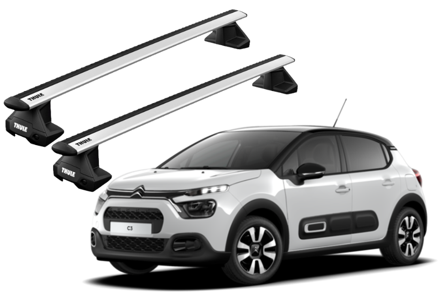 Barras THULE EVO WingBar para autos CITROEN C3 desde 2017
