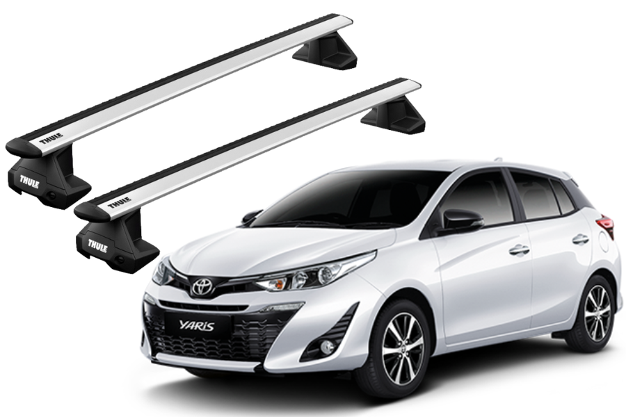 Barras THULE EVO WingBar para autos TOYOTA Yaris (XP130) 2012 a 2020