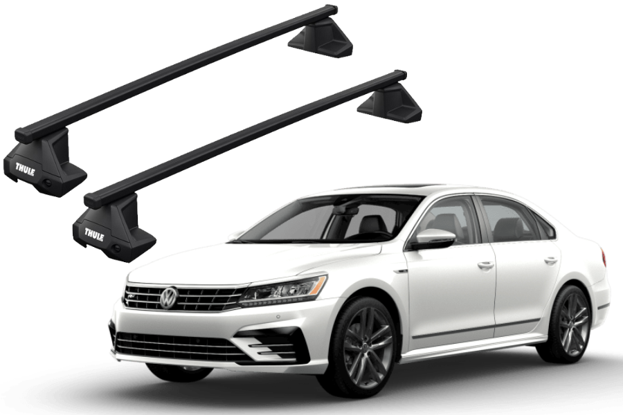 Barras THULE EVO SquareBar para autos VOLKSWAGEN Passat (B8) desde 2015