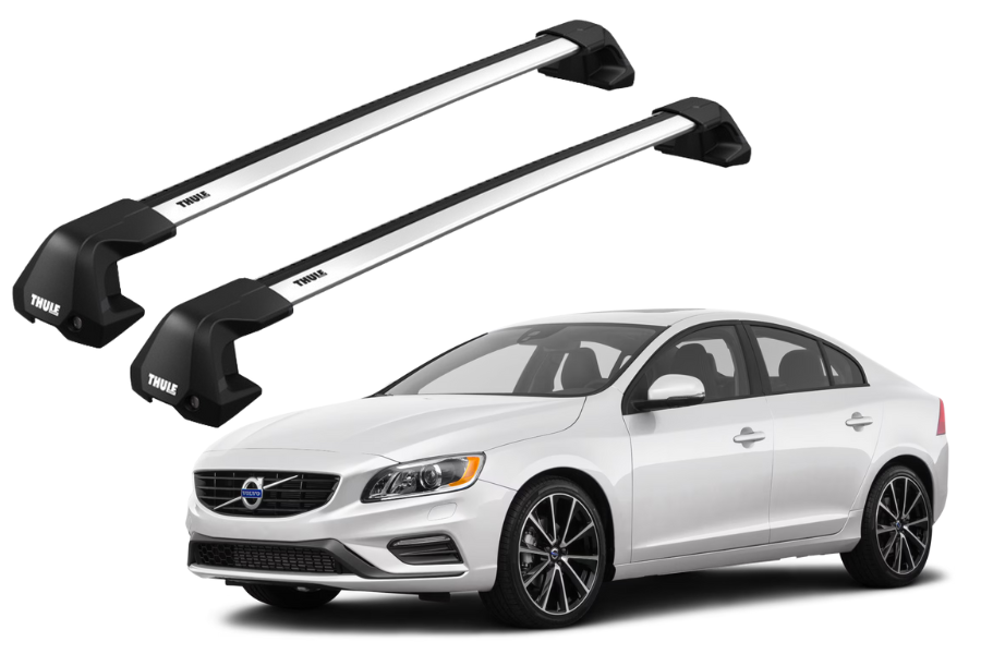 Barras THULE EDGE Flush para autos VOLVO S60 2010 a 2018