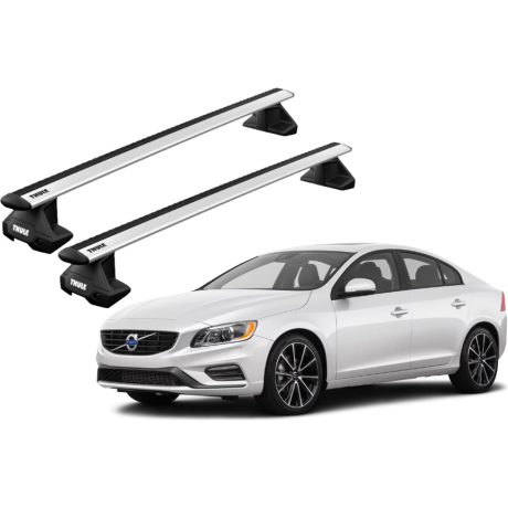Barras THULE EVO WingBar para autos VOLVO S60 2010 a 2018