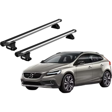 Barras Thule VOLVO V40 Cross Country 13-19 RA / SlideBar EVO