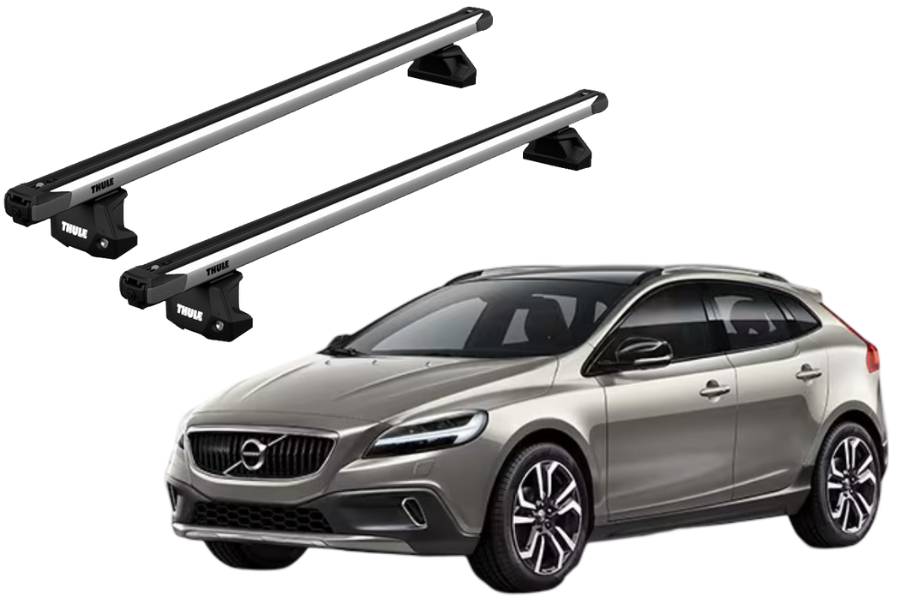 Barras Thule VOLVO V40 Cross Country 13-19 RA / SlideBar EVO