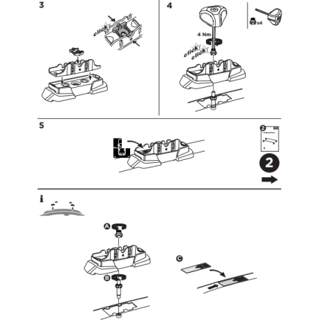 Kit De Anclaje Thule 187060