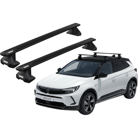 Barras THULE EVO WingBar para autos OPEL Grandland desde 2025 negro