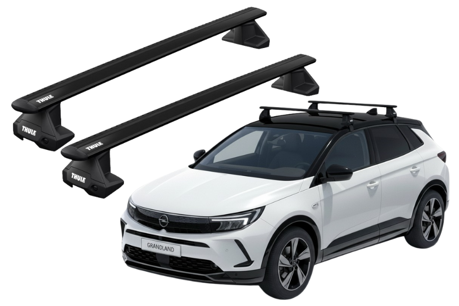 Barras THULE EVO WingBar para autos OPEL Grandland desde 2025 negro
