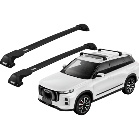 Barras THULE EDGE Flush para autos JAECOO J7 desde 2023 - negro