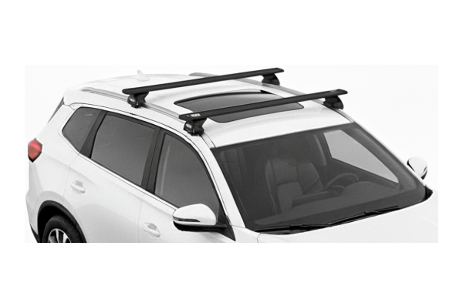Barras THULE EVO WingBar para autos CHERY Tiggo 8 desde 2018 a 2024 negro