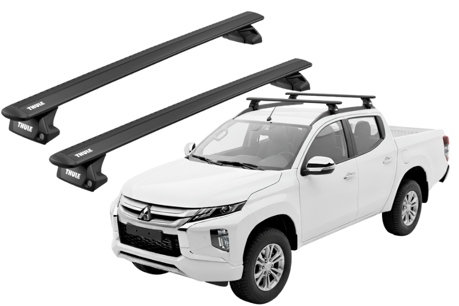 Barras THULE EVO WingBar para autos FORD Galaxy desde 2015-2023 negro