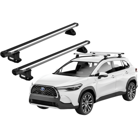 Barras Thule TOYOTA Corolla Cross 21- PF / SlideBar EVO