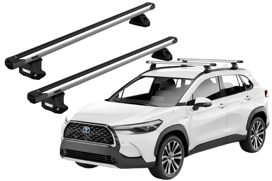 Barras Thule TOYOTA Corolla Cross 21- PF / SlideBar EVO